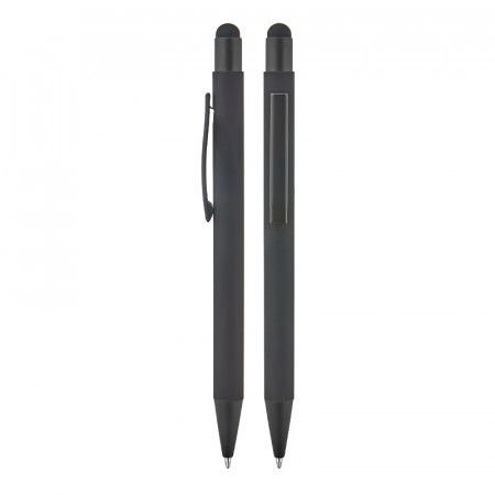 1027 Metal Tükenmez Touchpen Kalem Rubber Gövde 1027 Metal Tükenmez Touchpen Kalem Rubber Gövde