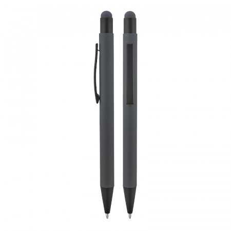 1027 Metal Tükenmez Touchpen Kalem Rubber Gövde 1027 Metal Tükenmez Touchpen Kalem Rubber Gövde