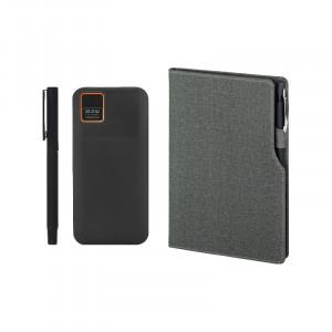 5061 Hediyelik Set - Powerbank - Defter - Kalem Seti
