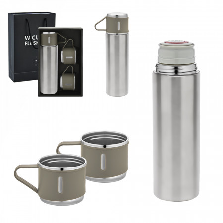 5337 Çelik 3'Lü Termos Set / 500 Ml 5337 Çelik 3'Lü Termos Set / 500 Ml
