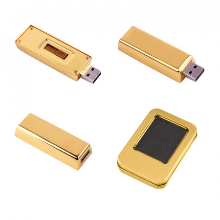 F-207-32 Gold Kutulu Altın Külçesi Kutulu Usb F-207-32 Gold Kutulu Altın Külçesi Kutulu Usb