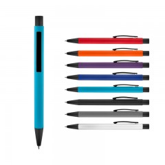 1020 Metal Tükenmez Rubber Gövde Kalem