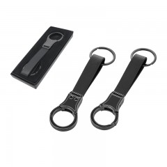 2121 Tek Taraflı Metal Suni̇ Deri̇ Anahtarlık