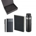 5077 Kalem & Defter & Powerbank & Termos Set