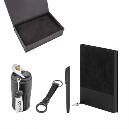 5079 Kalem & Defter & Anahtarlık & Termos Set