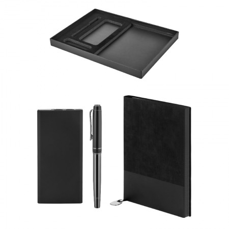 5075 Kalem & Defter & Powerbank Set